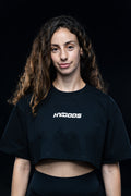 Crop Top Motion HYBRID DIVISION - Black