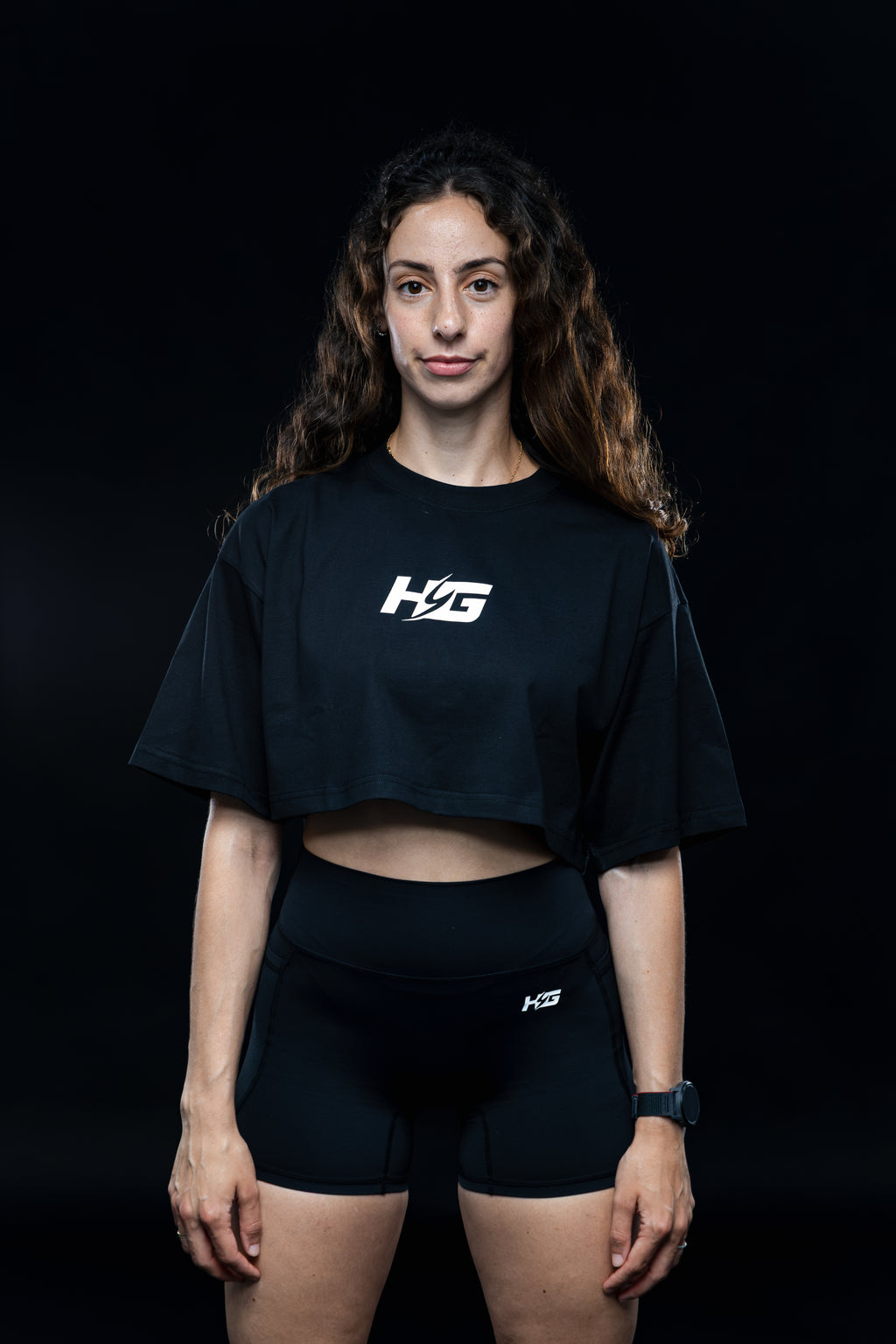 Crop Top HYBRID ENGINE - Black