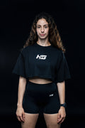 Crop Top HYBRID ENGINE - Black