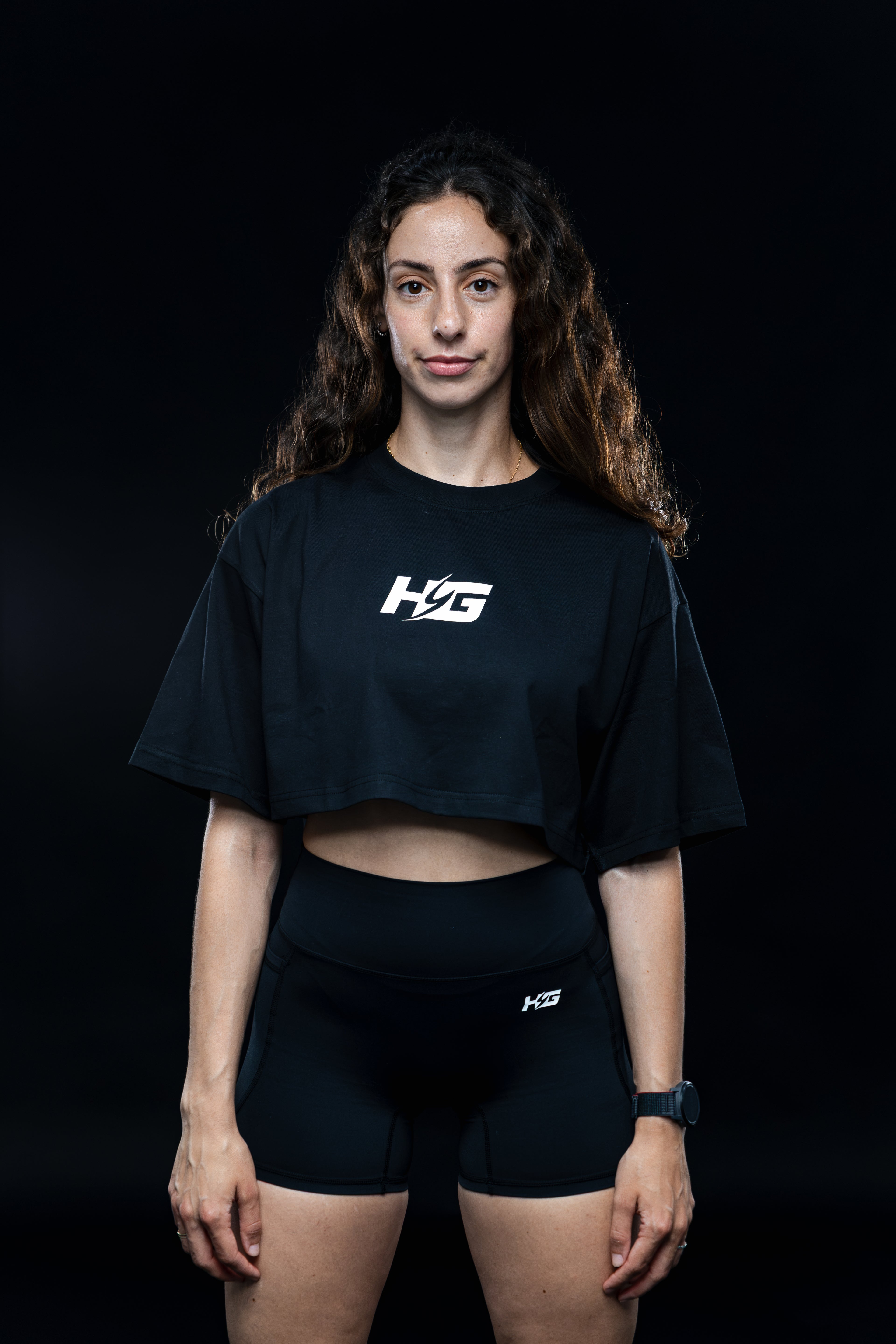 Crop Top HYBRID ENGINE - Black