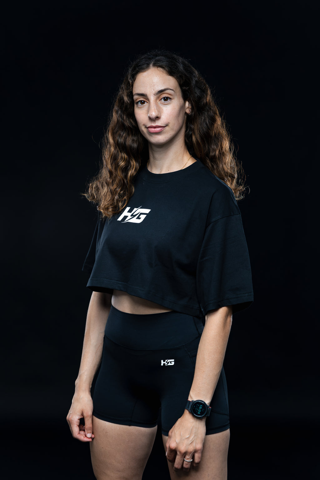 Crop Top HYBRID ENGINE - Black