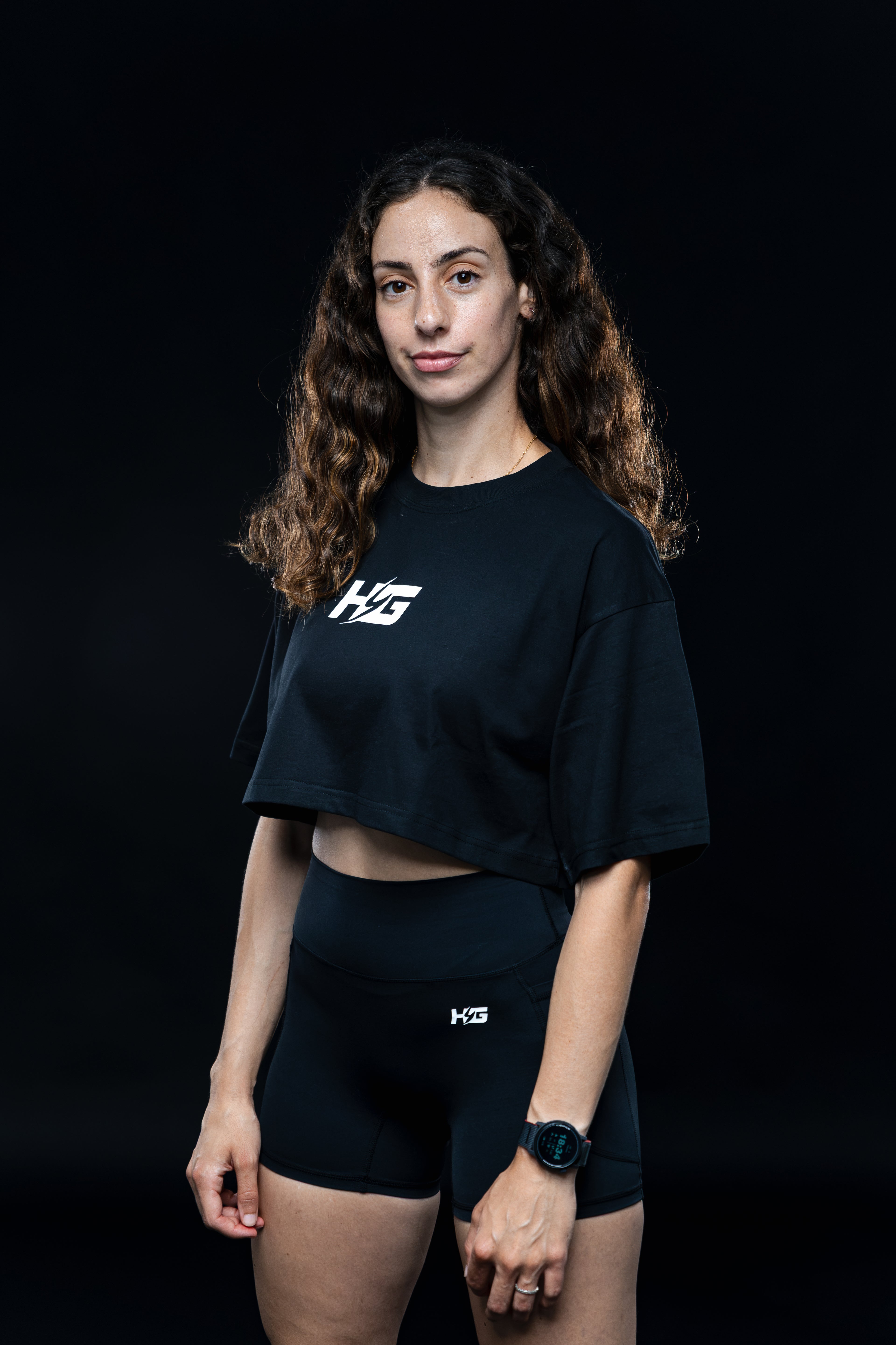 Crop Top HYBRID ENGINE - Black