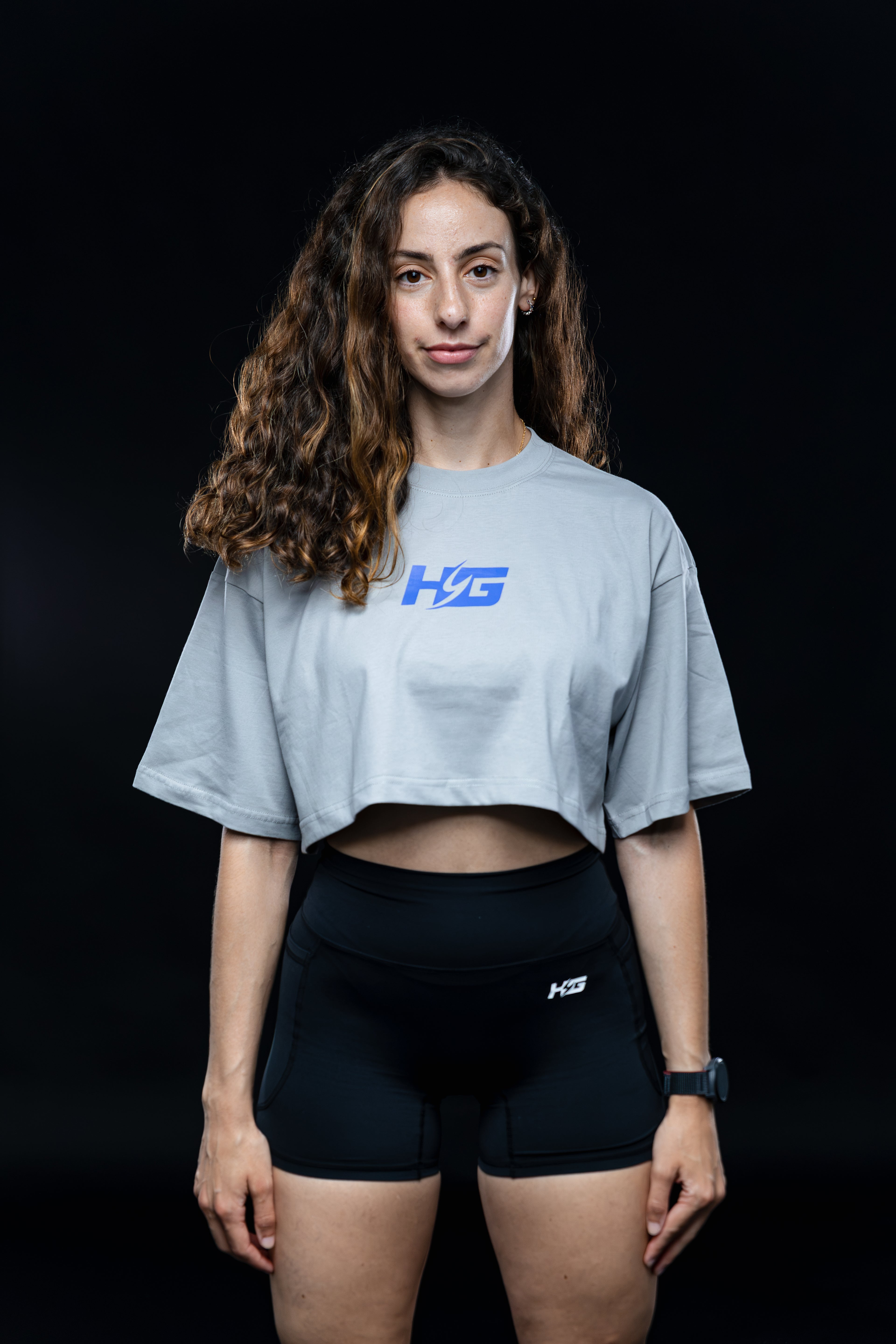 Crop Top HYBRID ENGINE - Grey