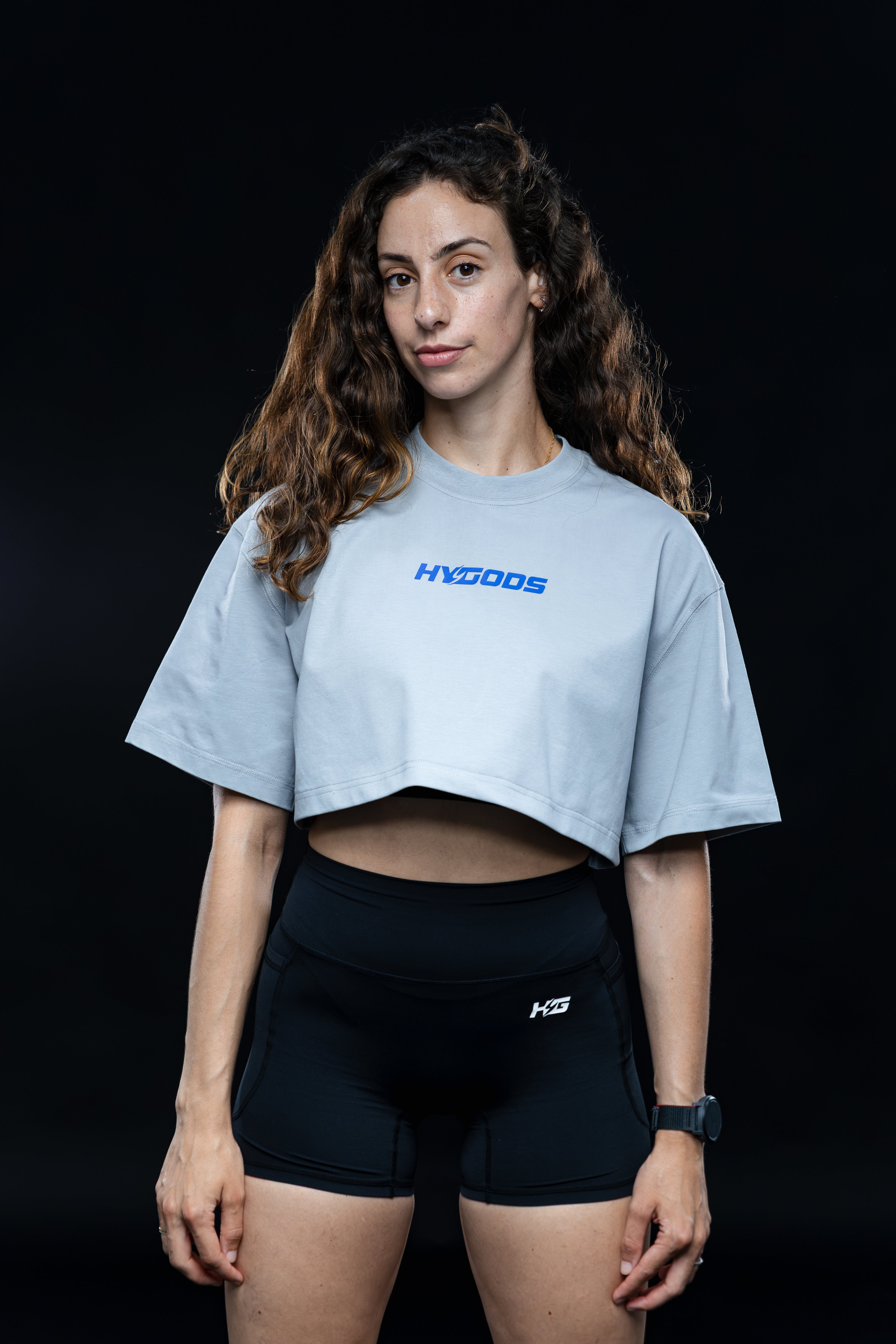 Crop Top Motion HYBRID DIVISION - Grey