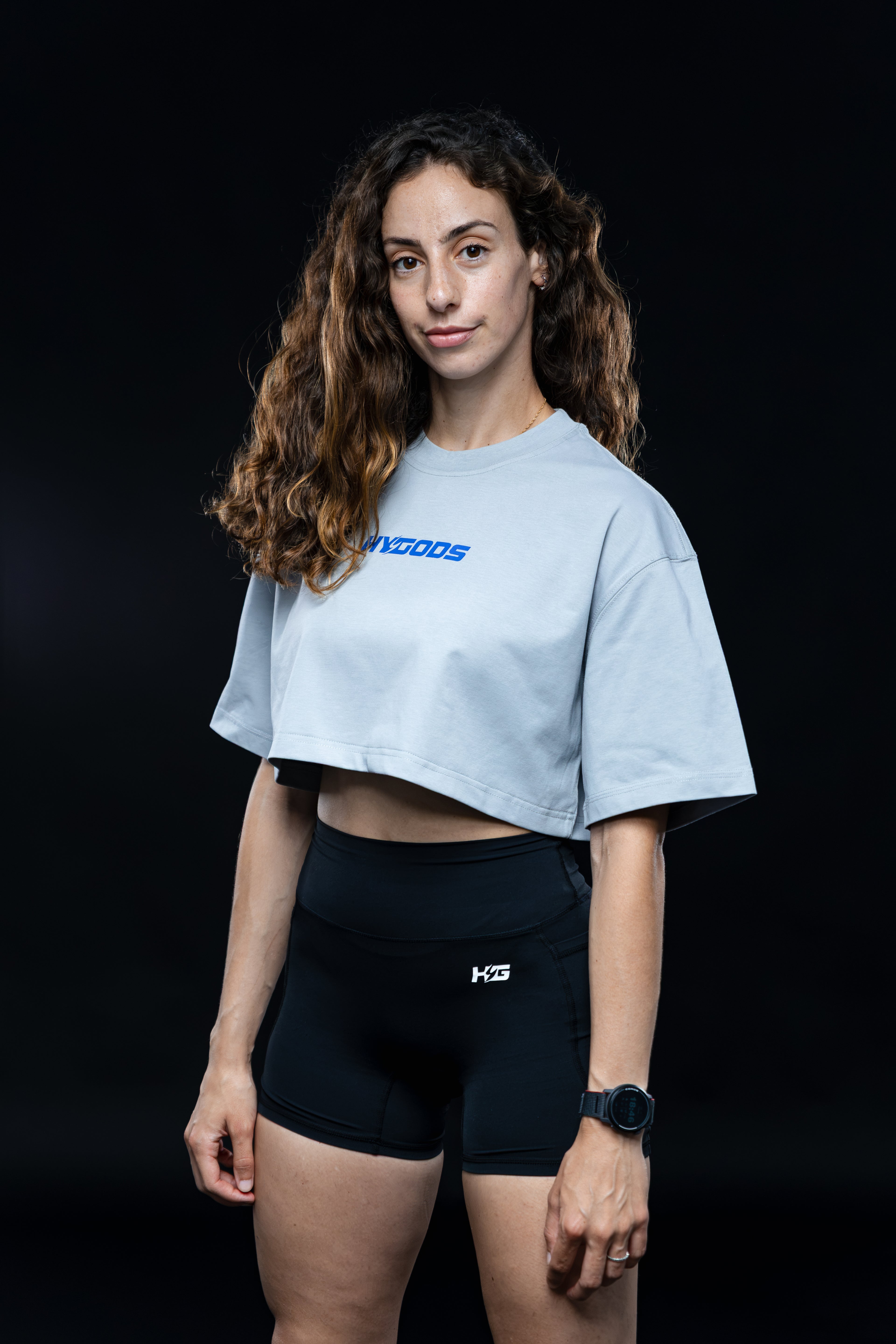 Crop Top Motion HYBRID DIVISION - Grey
