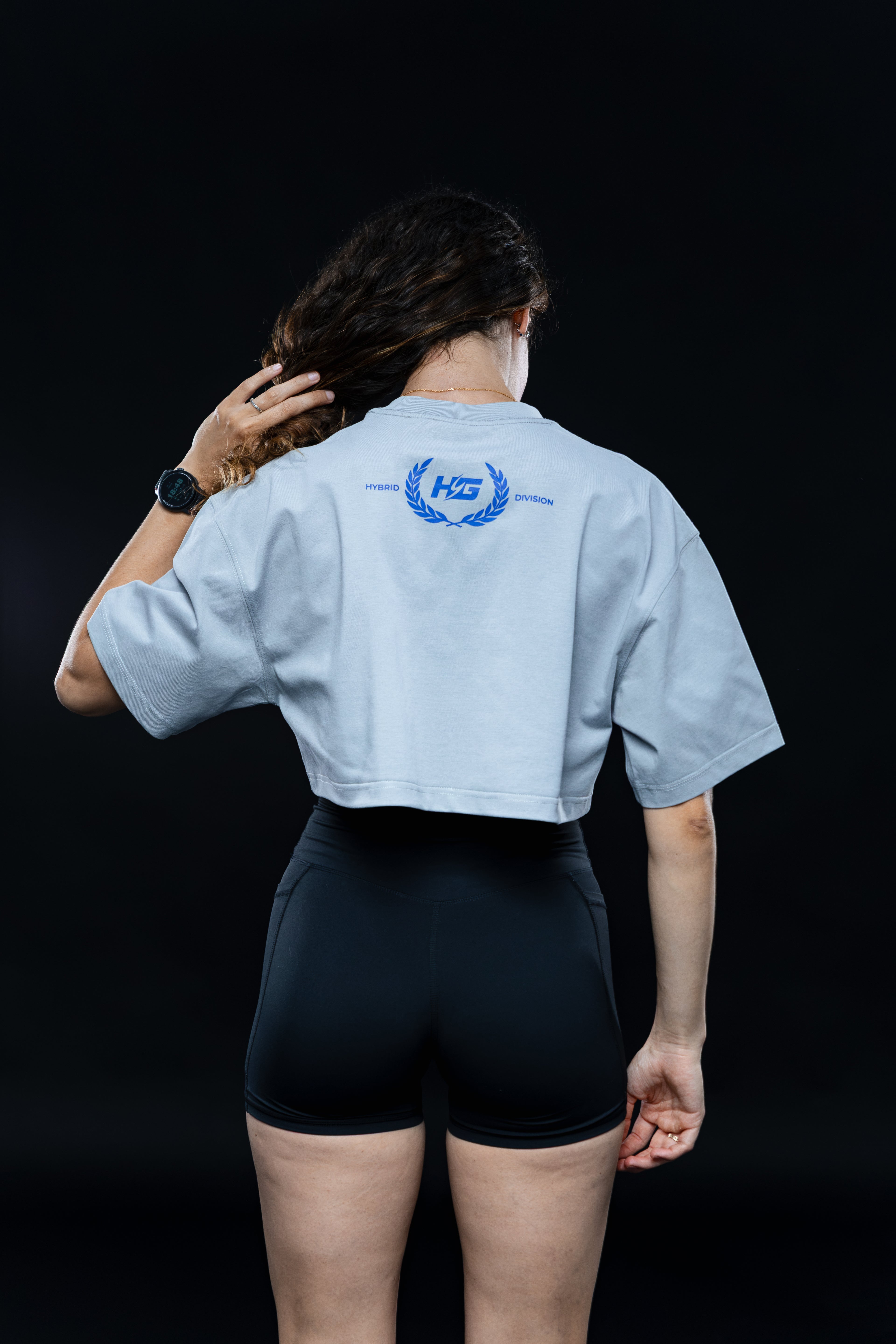 Crop Top Motion HYBRID DIVISION - Grey