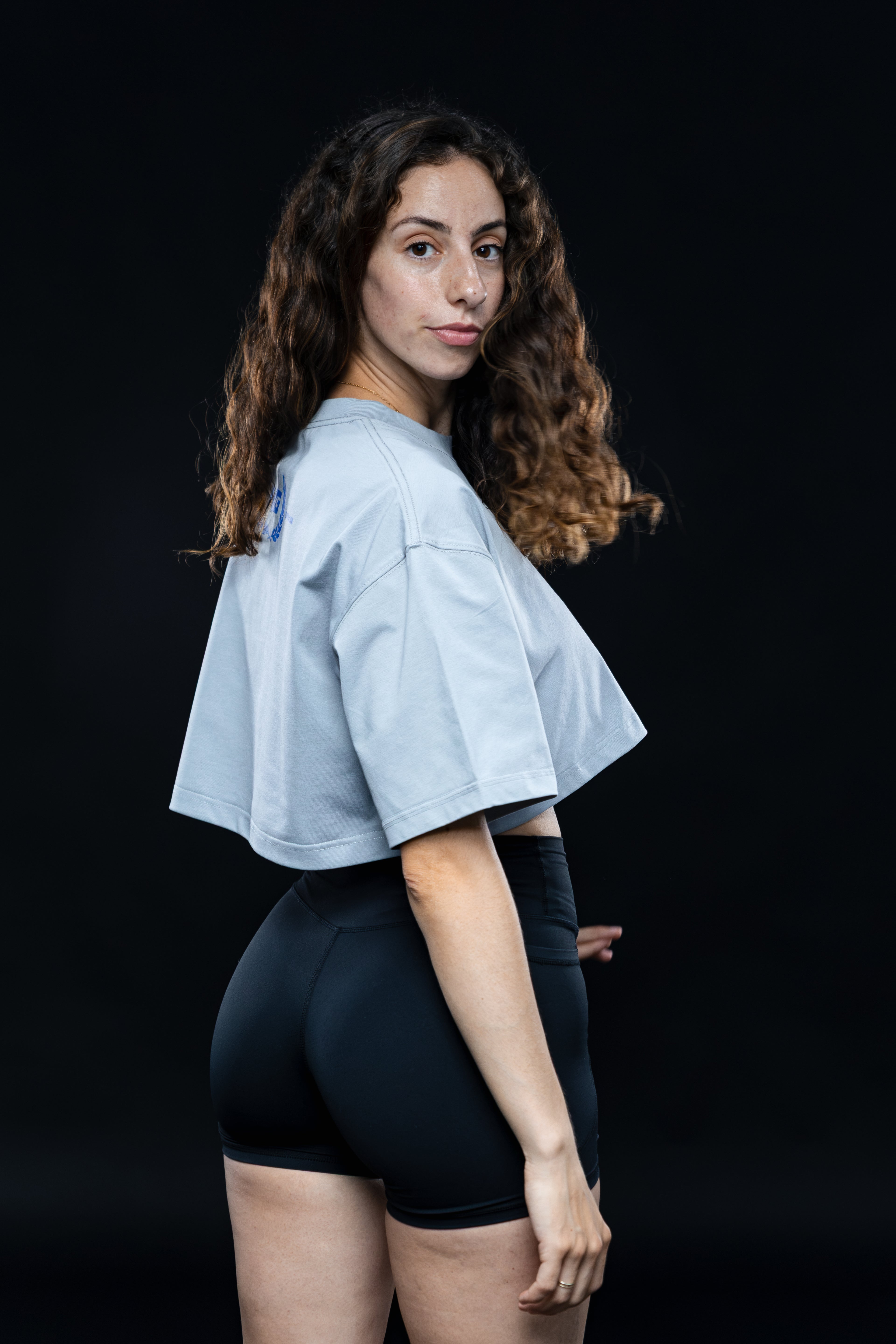 Crop Top Motion HYBRID DIVISION - Grey